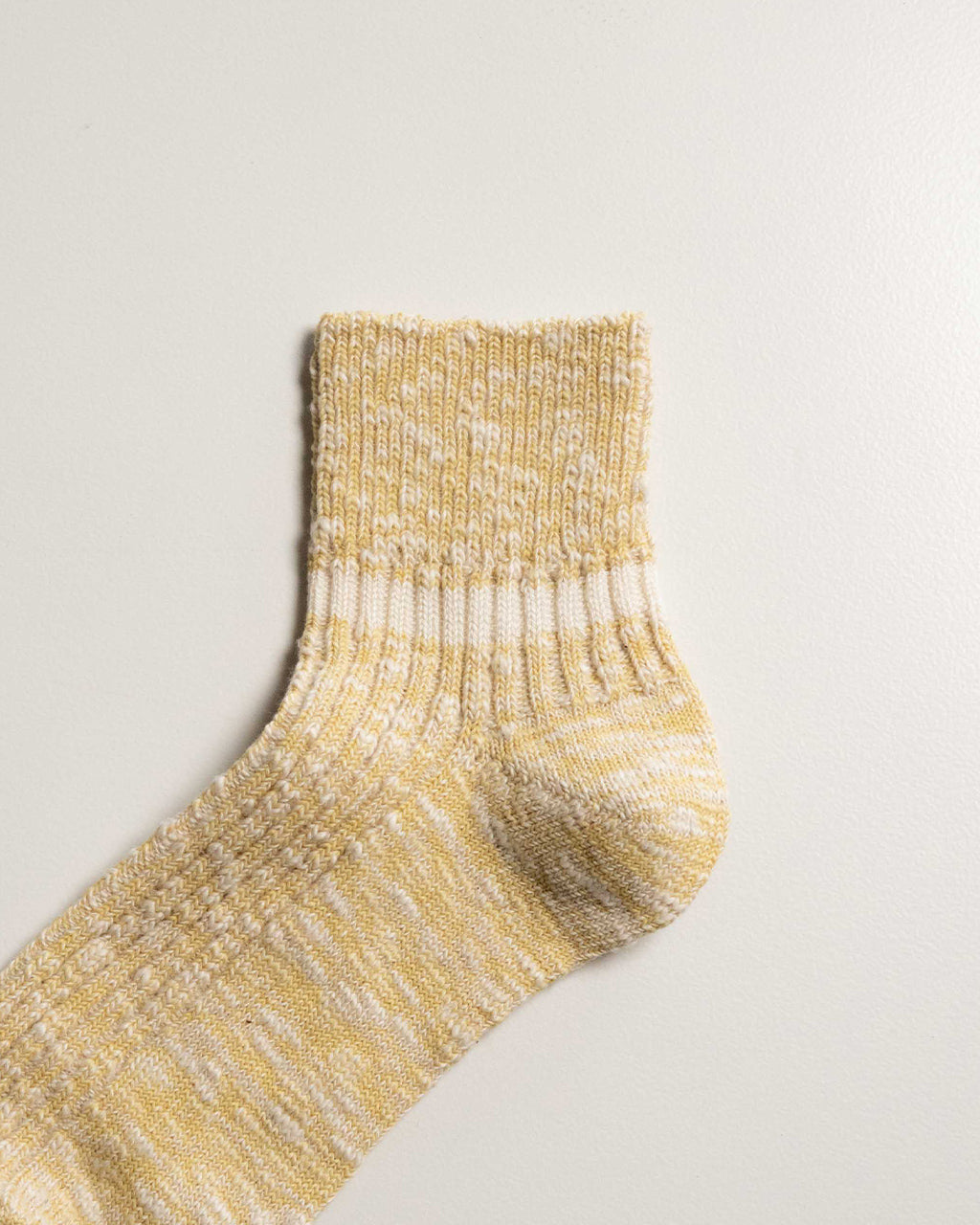 ROTOTO ロトト オーガニックコットン スラブ ストライプ アンクルソックス OG COTTON SLUB STRIPE ANKLE SOCKS 靴下 R1597-SS25
