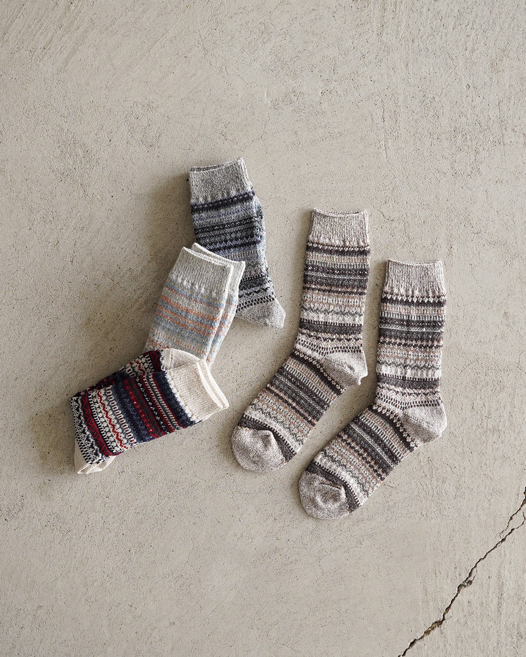 NORDIC PATTERN SOCKS R1630
