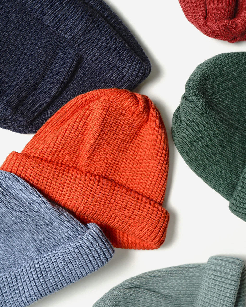 COTTON ROLL UP BEANIE R5021