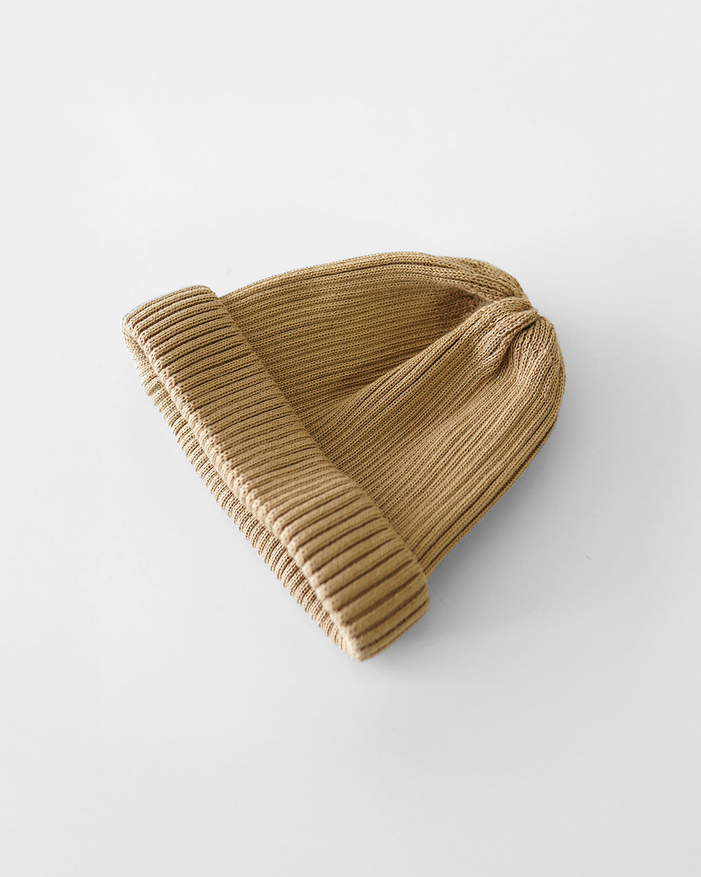 COTTON ROLL UP BEANIE R5021