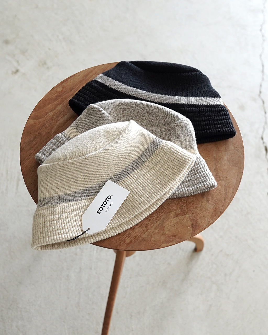 MERINO LAMBS WOOL BUCKET HAT R5114