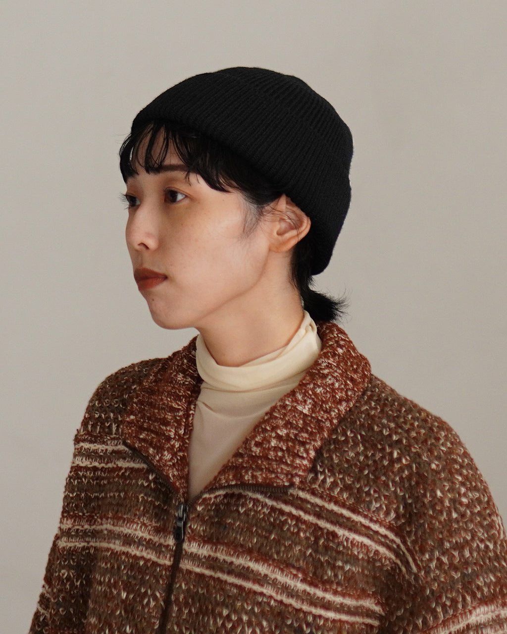 WASHABLE MERINO SEAMLESS BEANIE R5140