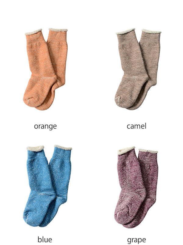 ダブル フェイス クルーソックス DOUBLE FACE CREW SOCKS 靴下 R1001
