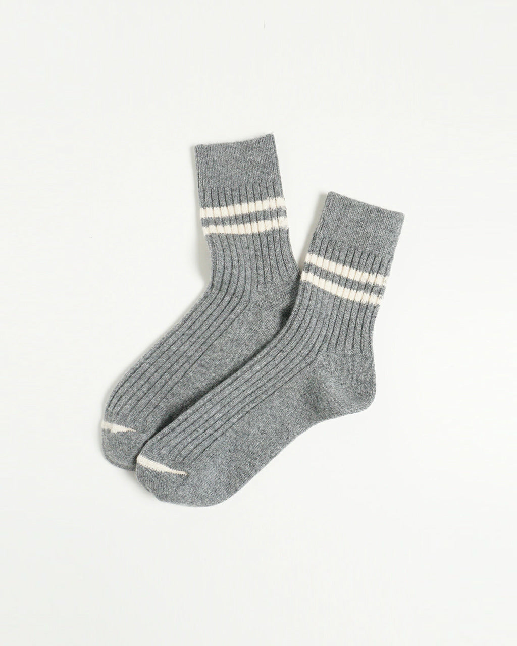 MERINO LAMBS WOOL STRIPE SOCKS R1489