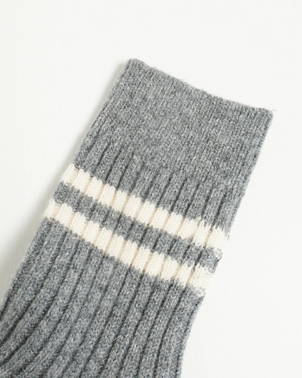 MERINO LAMBS WOOL STRIPE SOCKS R1489
