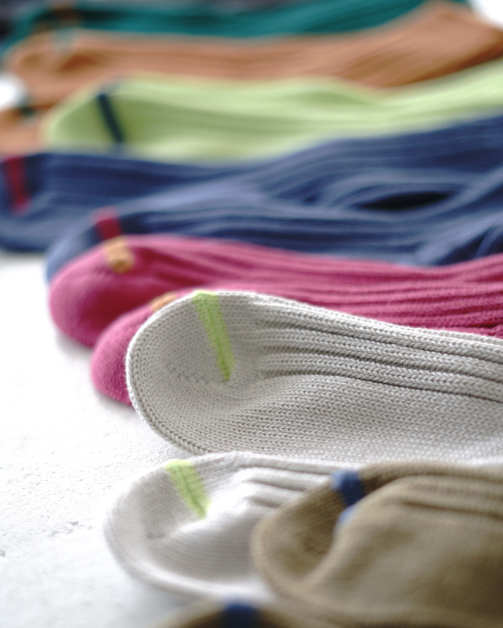 ROTOTO 로토토 청키 리브 크루 양말 CHUNKY RIBBED CREW SOCKS 양말 R1523【쿠폰 대상외】