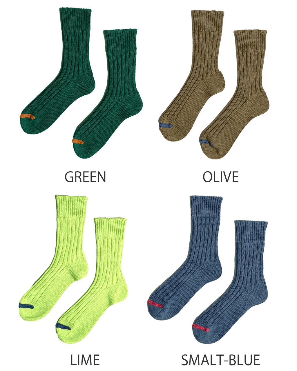 CHUNKY RIBBED CREW SOCKS R1523