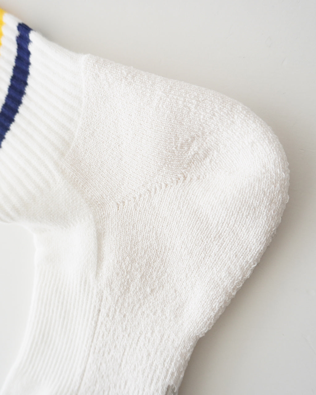 WASHI CUSHION STRIPE CREW SOCKS 和紙 クッション ストライプ クルー ソックス ボーダー 靴下 R1534【メール便可】