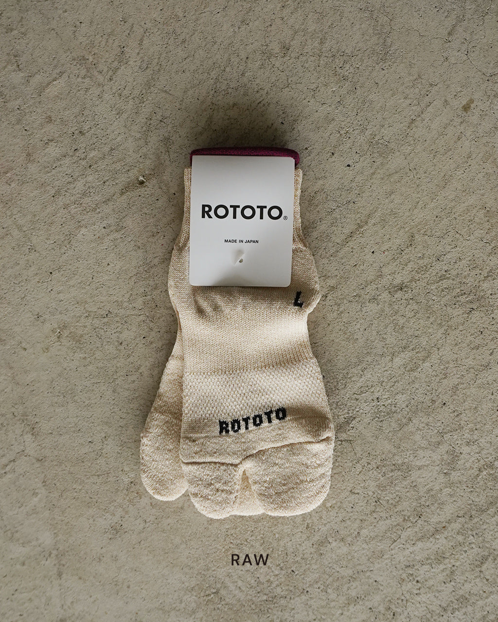 ROTOTO ロトト WASHI TABI PILE ANKLE SOCKS 和紙 足袋 パイル アンクルソックス | Crouka(クローカ)