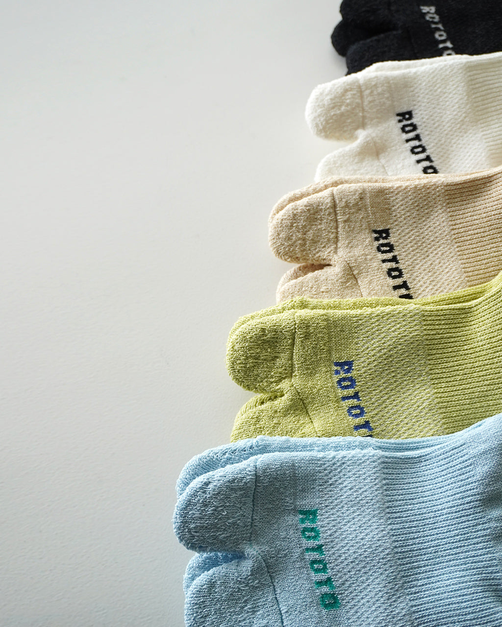 ROTOTO ロトト WASHI TABI PILE ANKLE SOCKS 和紙 足袋 パイル アンクルソックス | Crouka(クローカ)