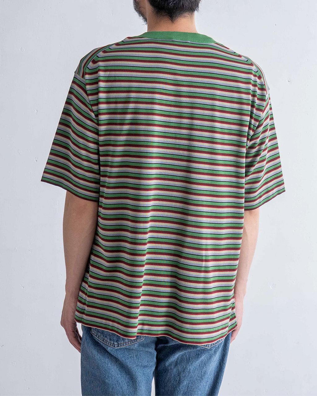 【アウトレット!20%OFF】半袖ニット Tシャツ CENTERE TEE クルーネック カットソー コットン ソリッド コットン 020012500