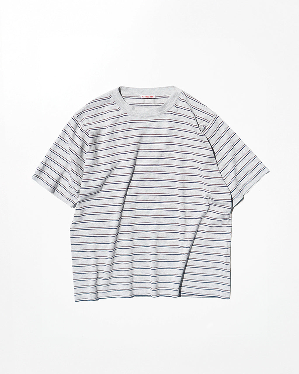 【アウトレット!20%OFF】半袖ニット Tシャツ CENTERE TEE クルーネック カットソー コットン ソリッド コットン 020012500