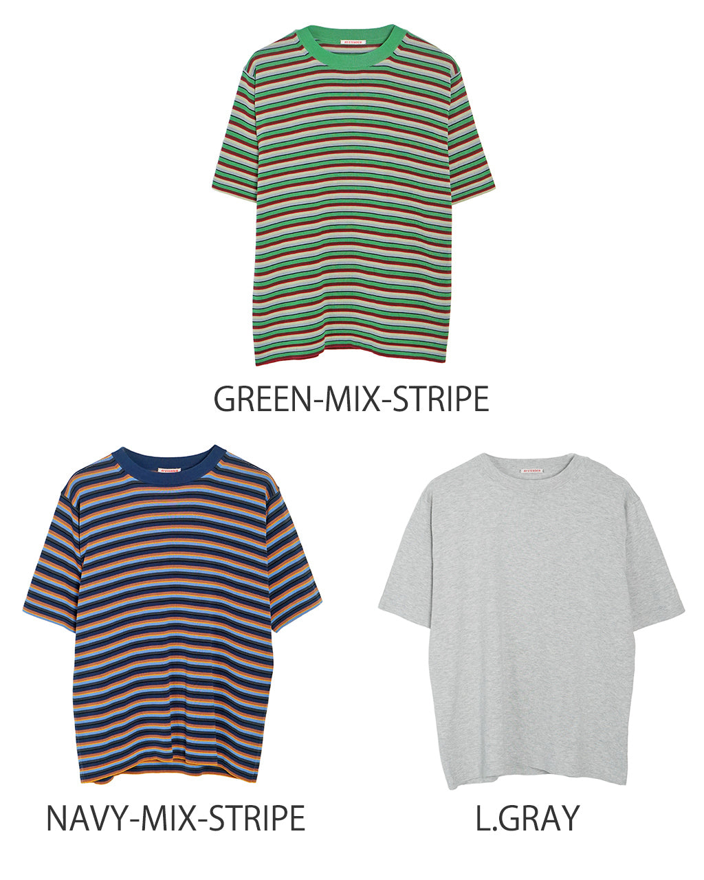 【アウトレット!20%OFF】半袖ニット Tシャツ CENTERE TEE クルーネック カットソー コットン ソリッド コットン 020012500