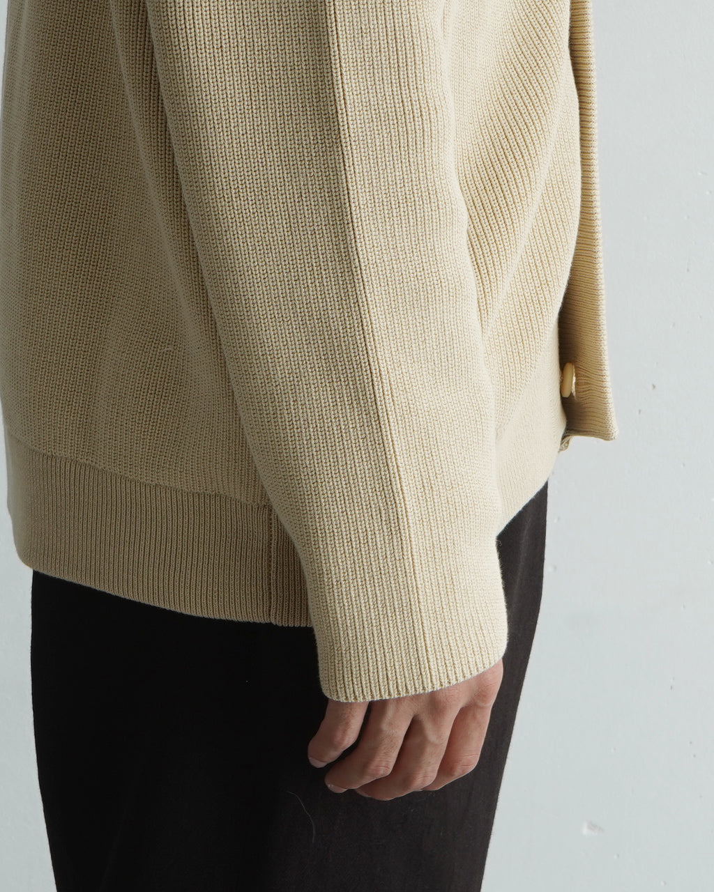 セーター Vネック カーディガン ALLEN CARDIGAN 片畦編み ニット 24FW-RT-008