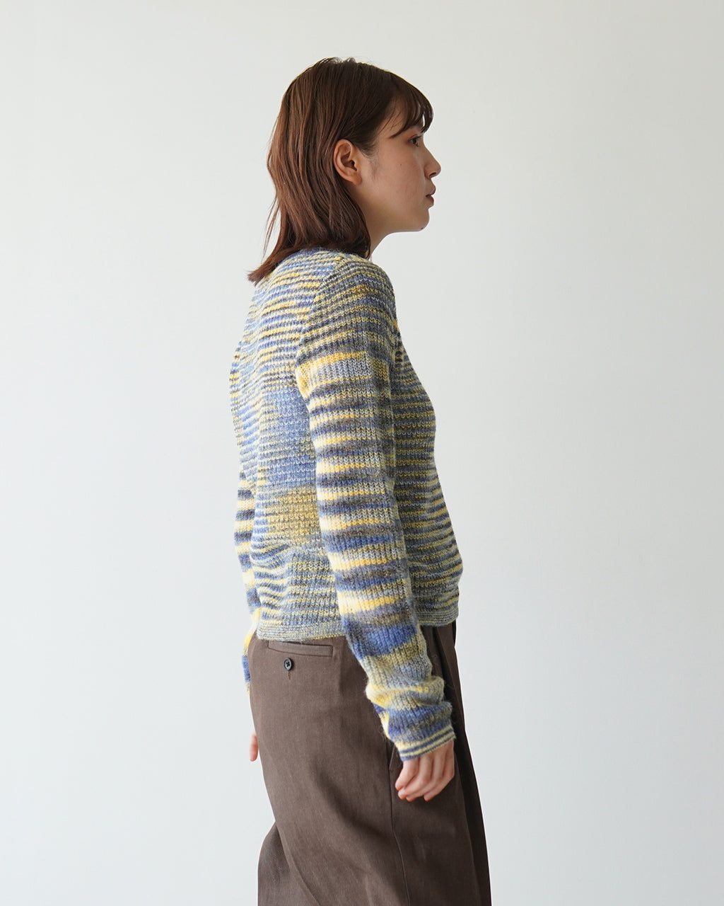 フェイル トップ FAILE TOP シアー ニット セーター ショート丈 24FW-RT-017
