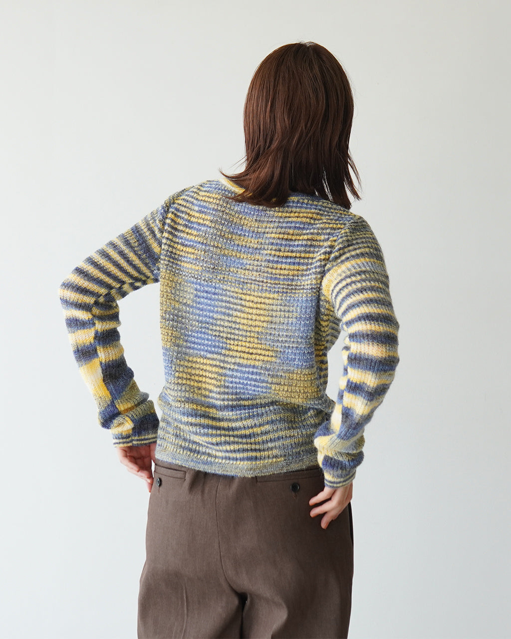 フェイル トップ FAILE TOP シアー ニット セーター ショート丈 24FW-RT-017