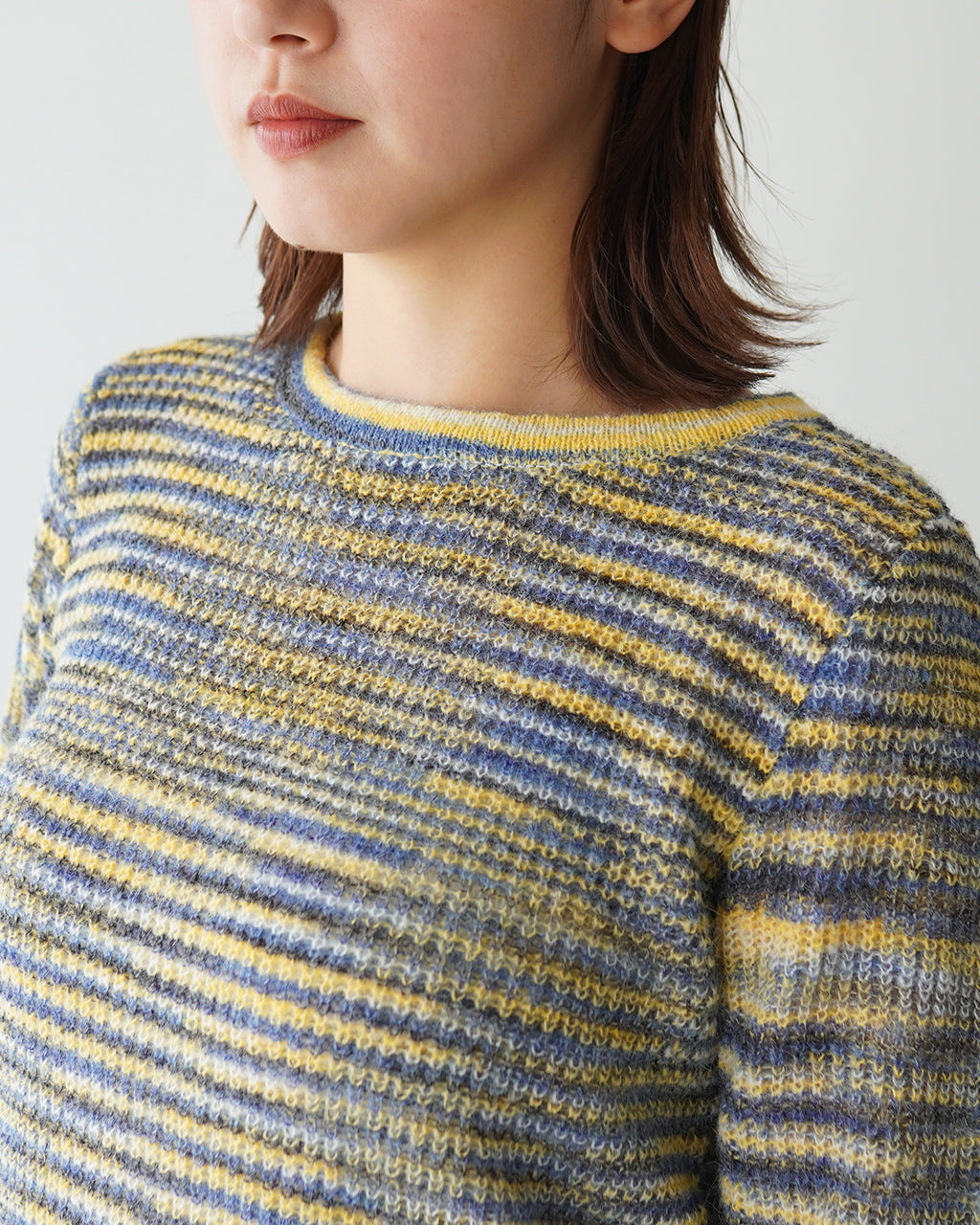 フェイル トップ FAILE TOP シアー ニット セーター ショート丈 24FW-RT-017
