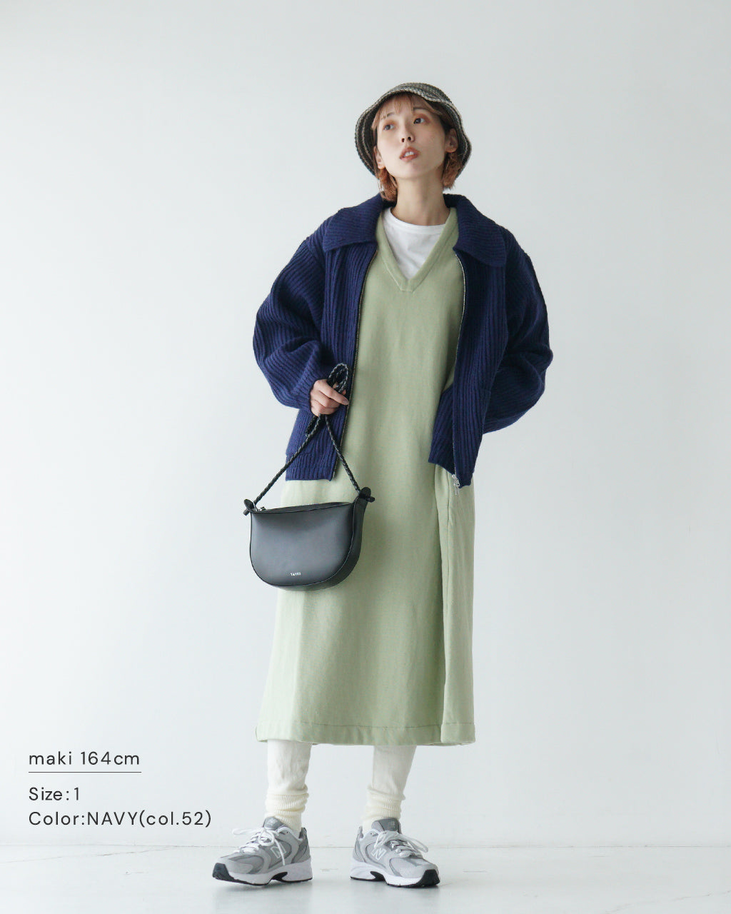 フルジップ ブルゾン JEROME JACKET ウール ニットジャケット 24FW-RT-022