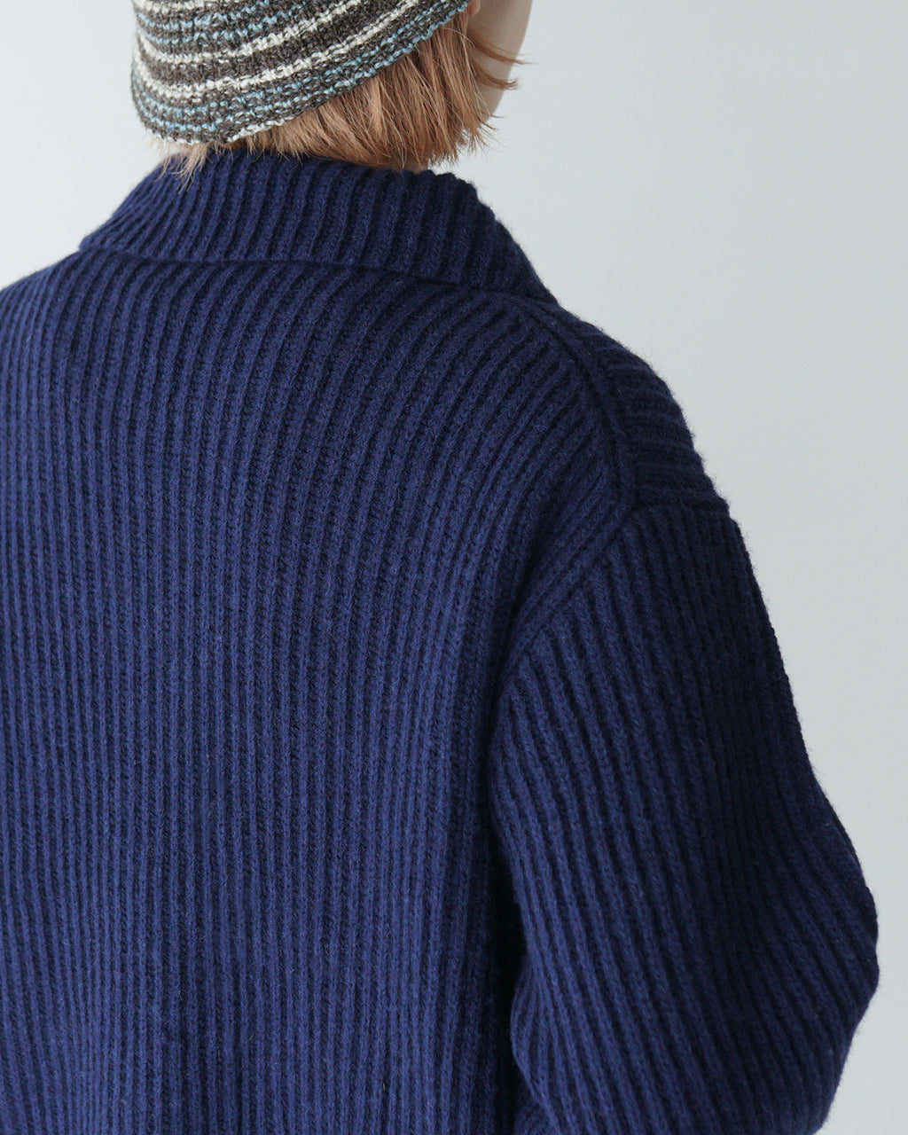フルジップ ブルゾン JEROME JACKET ウール ニットジャケット 24FW-RT-022