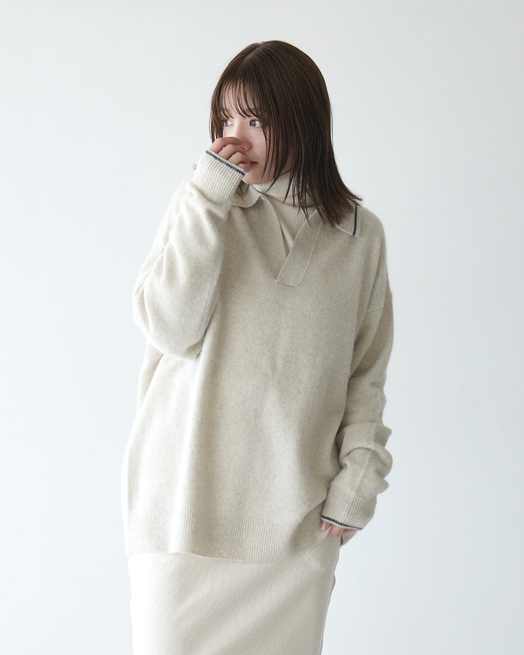 ディーン スキッパー DEAN SKIPPER ポロニット プルオーバー 24FW-RT-036