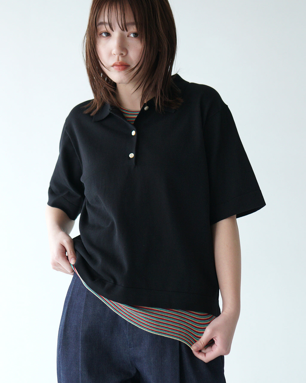 【アウトレット!20%OFF】ポロシャツ ADAMS POLO アダムスポロ 薄手 トップス カットソー 半袖 10042500【送料無料】