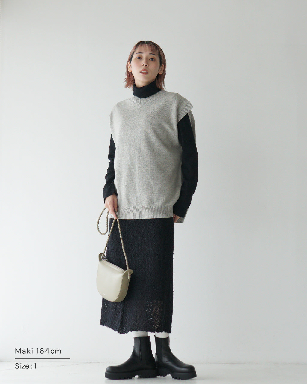 【アウトレット!50%OFF】RYETENDER Vネック ベスト CHELSEA VEST ウール ニット R22-02-01-009
