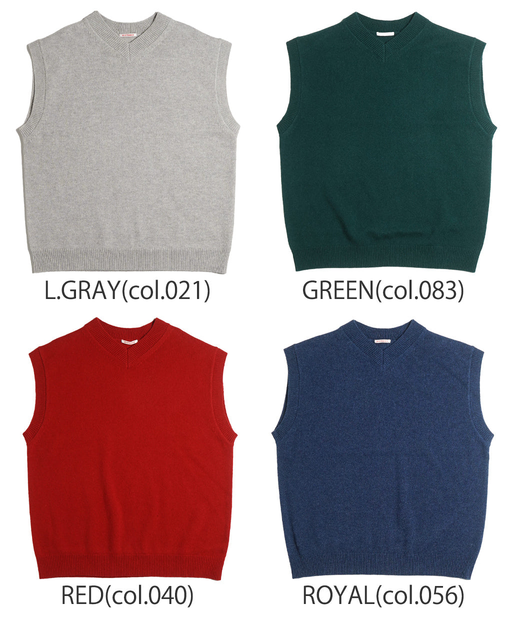 【アウトレット!50%OFF】RYETENDER Vネック ベスト CHELSEA VEST ウール ニット R22-02-01-009