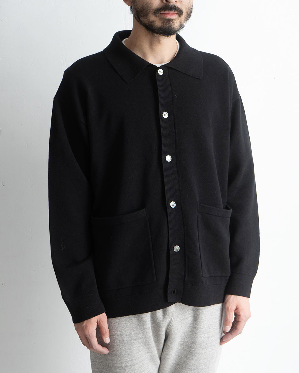 【アウトレット!50%OFF】RYETENDER 襟付き シャツ カーディガン KEAP SHIRTS CARDIGAN ニット セーター R23-01-01-010