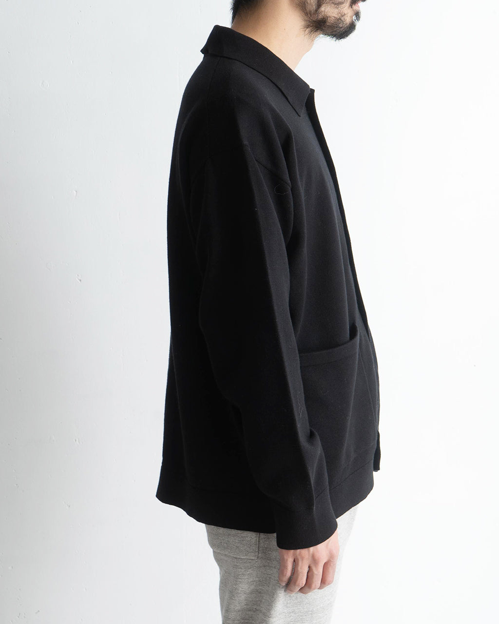 【アウトレット!50%OFF】RYETENDER 襟付き シャツ カーディガン KEAP SHIRTS CARDIGAN ニット セーター R23-01-01-010