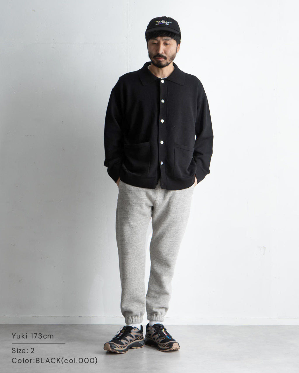 【アウトレット!50%OFF】RYETENDER 襟付き シャツ カーディガン KEAP SHIRTS CARDIGAN ニット セーター R23-01-01-010