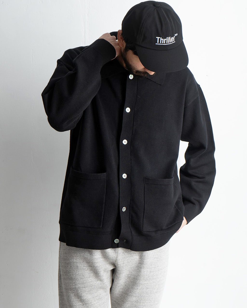 【アウトレット!50%OFF】RYETENDER 襟付き シャツ カーディガン KEAP SHIRTS CARDIGAN ニット セーター R23-01-01-010