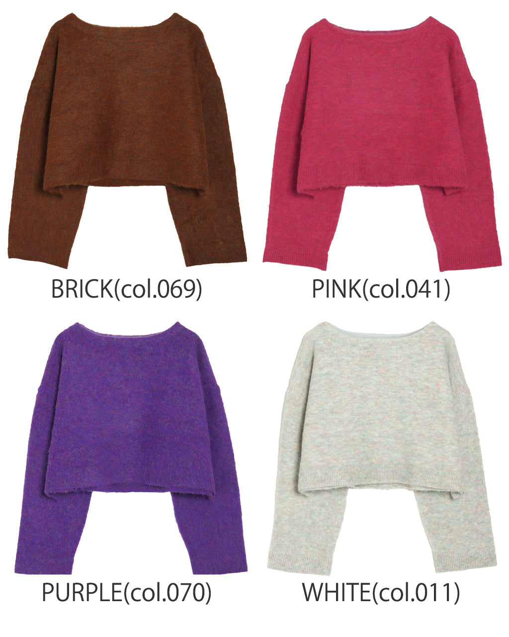 【아울렛! 50 % OFF】 RYETENDER 라이텐더 보트 넥 니트 스웨터 MILL TOP 밀톱 와이드 실루엣 쇼트 길이 R23-02-01-012