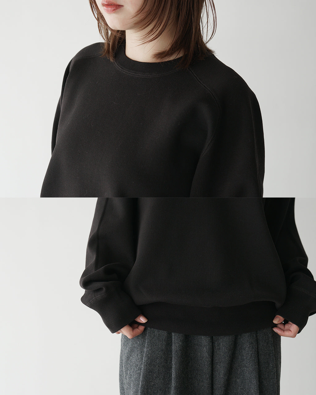 ナッソー セーター NASSAU SWEATER スウェット ラグランスリーブ プルオーバー R24-01-01-002 24FW-RT-009
