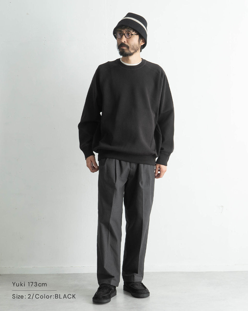 ナッソー セーター NASSAU SWEATER スウェット ラグランスリーブ プルオーバー R24-01-01-002 24FW-RT-009