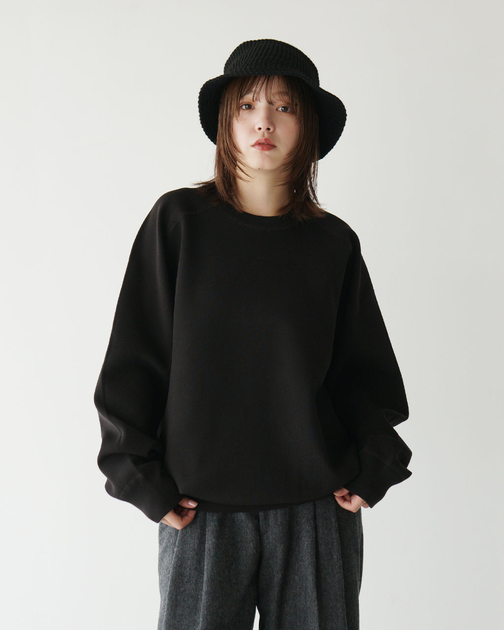 ナッソー セーター NASSAU SWEATER スウェット ラグランスリーブ プルオーバー R24-01-01-002 24FW-RT-009