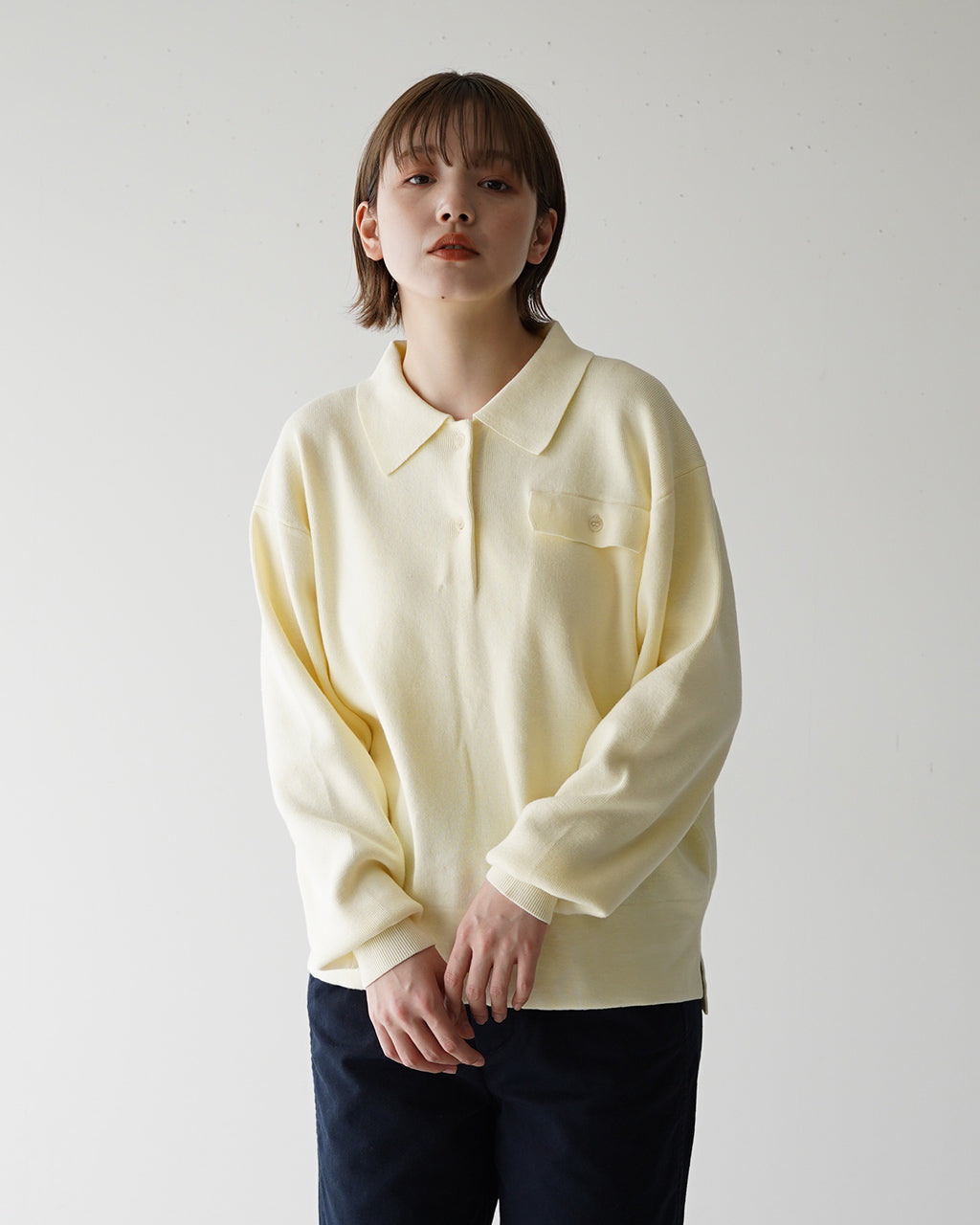 マリー ニット ポロ MURRAY KNIT POLO ポロシャツ R24-01-01-014