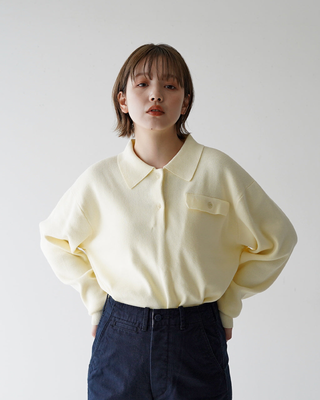 マリー ニット ポロ MURRAY KNIT POLO ポロシャツ R24-01-01-014