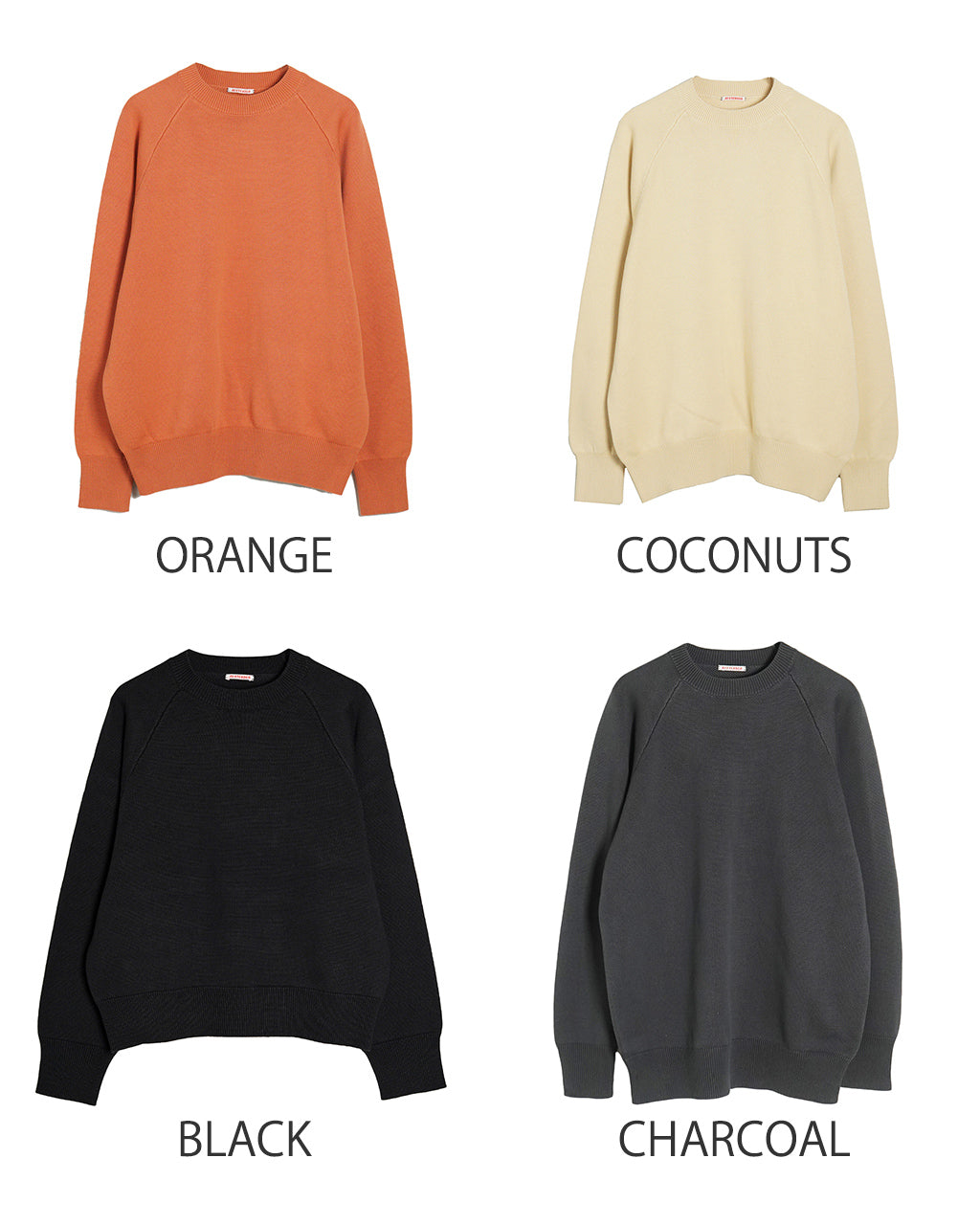 【アウトレット!50%OFF】RYETENDER ニット フルトン セーター FULTON SWEATER ラグランスリーブ プルオーバー 24FW-RT-006 R21-01-01-001 R22-01-01-004 R23-01-01-012