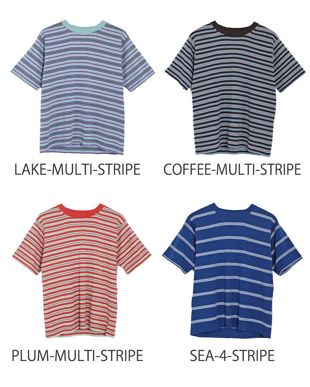 【アウトレット!20%OFF】【Crouka別注】半袖ニット Tシャツ CENTRE TEE クルーネック カットソー ソリッド ボーダー 010012500