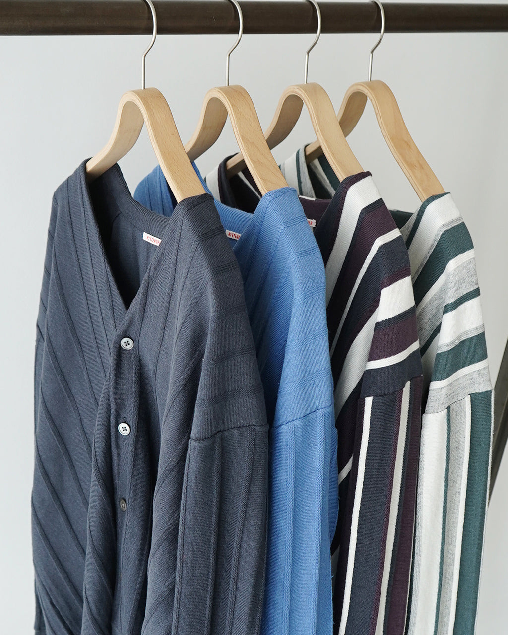【アウトレット!50%OFF】RYETENDER カーディガン ストライプ リネン TAYLOR CARDIGAN R23-01-01-009