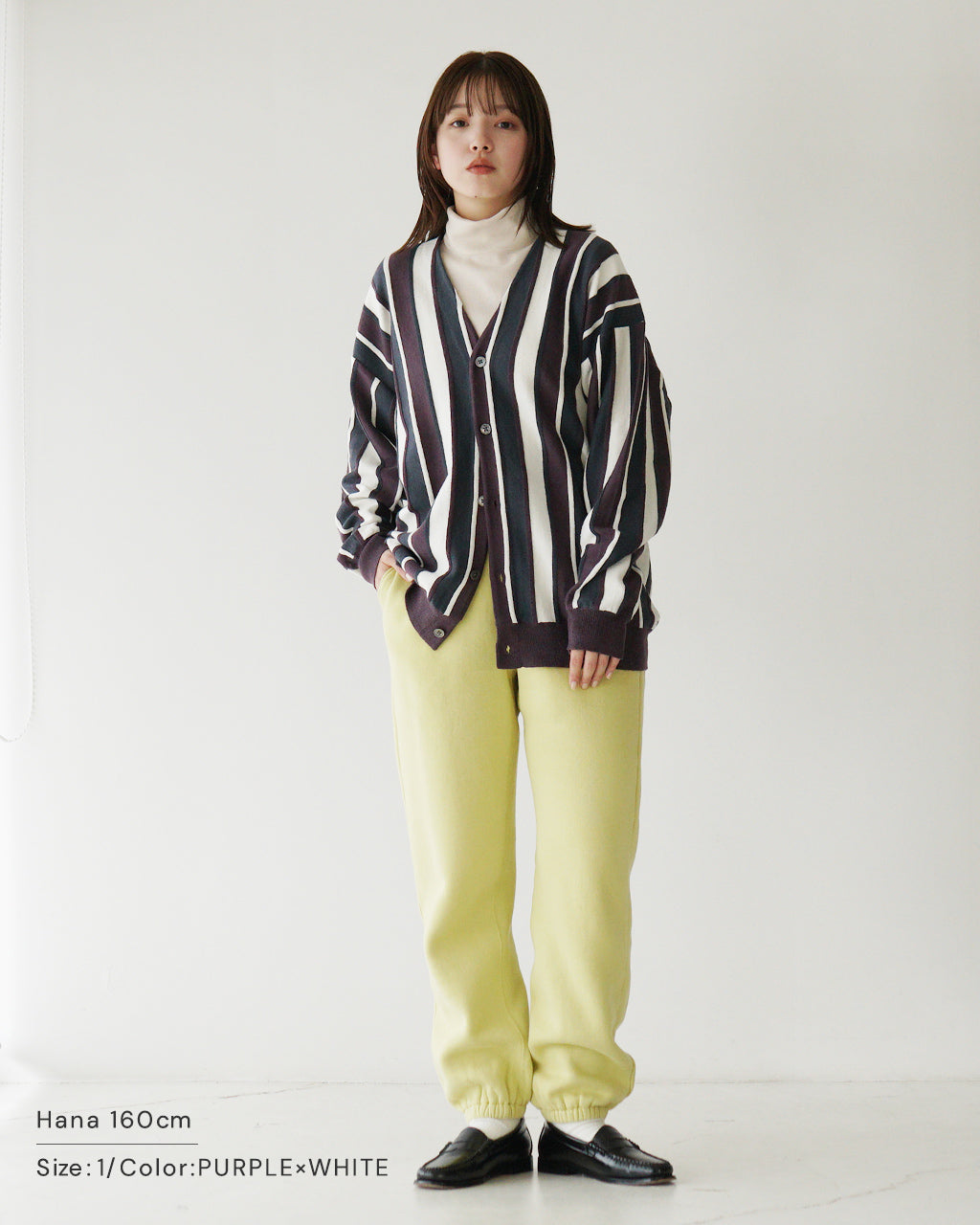 【アウトレット!50%OFF】RYETENDER カーディガン ストライプ リネン TAYLOR CARDIGAN R23-01-01-009