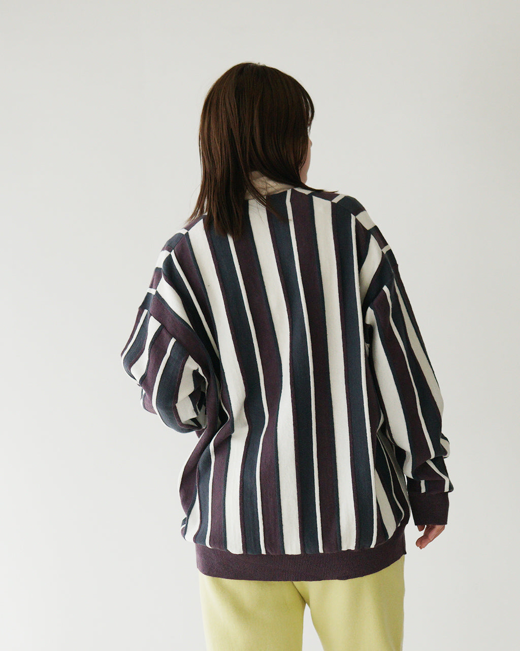 【アウトレット!50%OFF】RYETENDER カーディガン ストライプ リネン TAYLOR CARDIGAN R23-01-01-009