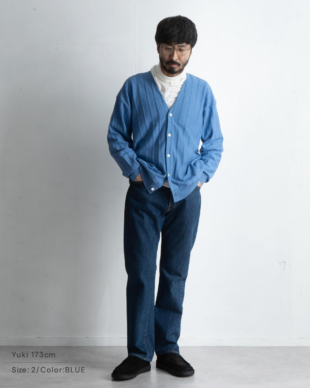 【アウトレット!50%OFF】RYETENDER カーディガン ストライプ リネン TAYLOR CARDIGAN R23-01-01-009