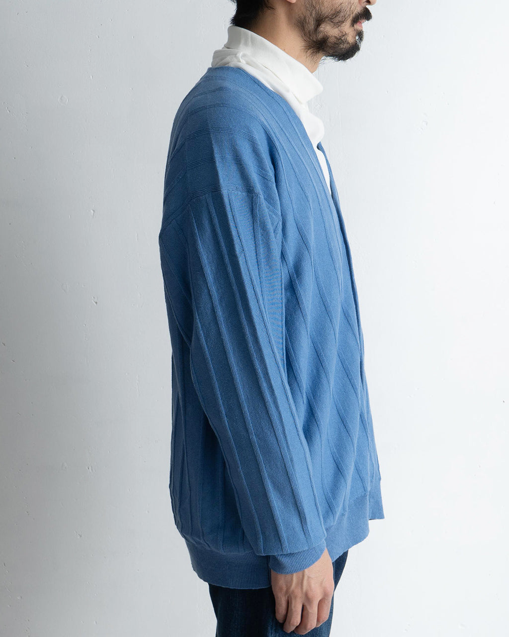 【アウトレット!50%OFF】RYETENDER カーディガン ストライプ リネン TAYLOR CARDIGAN R23-01-01-009