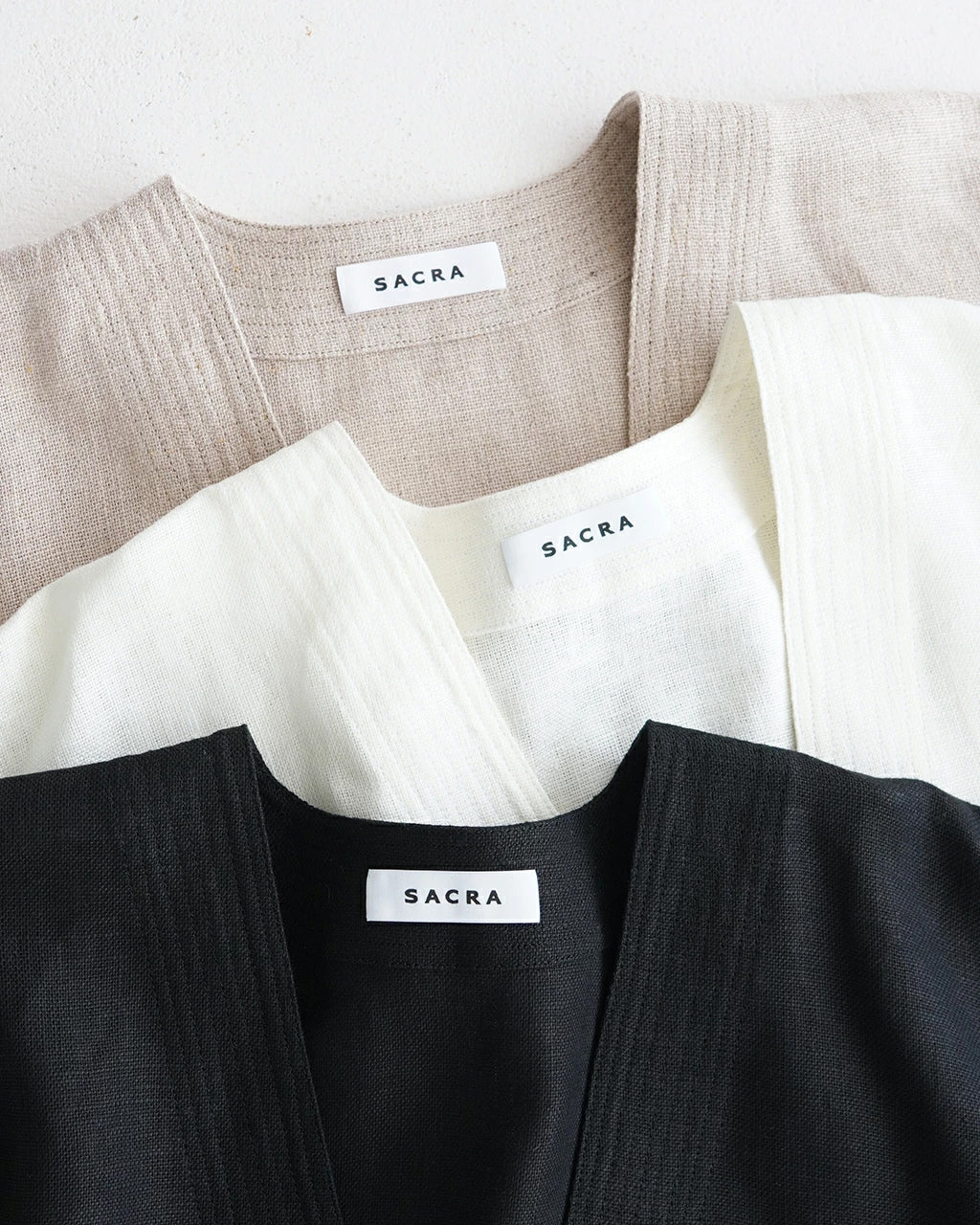 【SALE!20%OFF】リネンベスト RUSTIC LINEN TOP ラスティック クロップドトップ Vネック プルオーバー 麻 125218071
