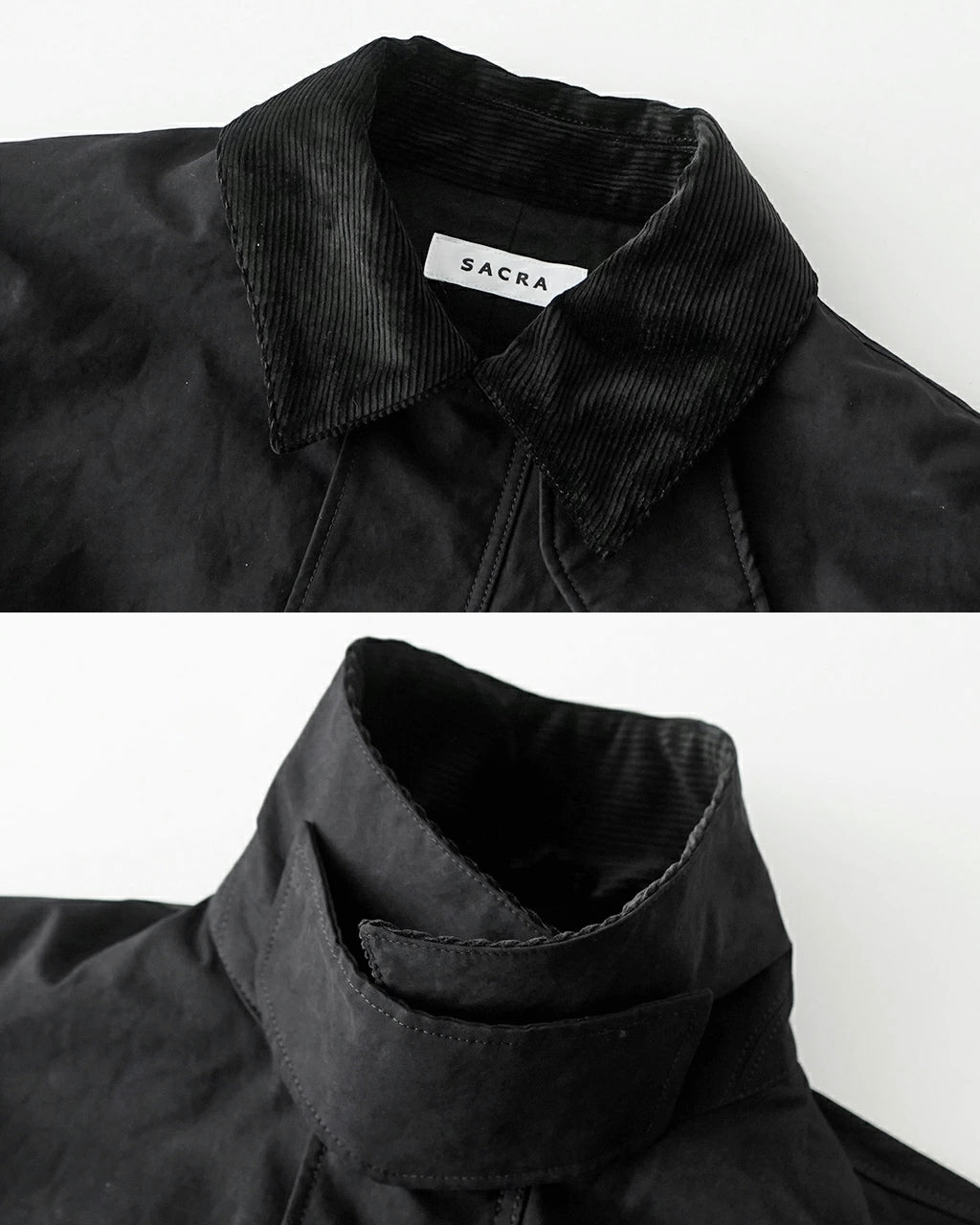 WAXED HIGH DENSITY CLOTH SHORT JACKET 125502031