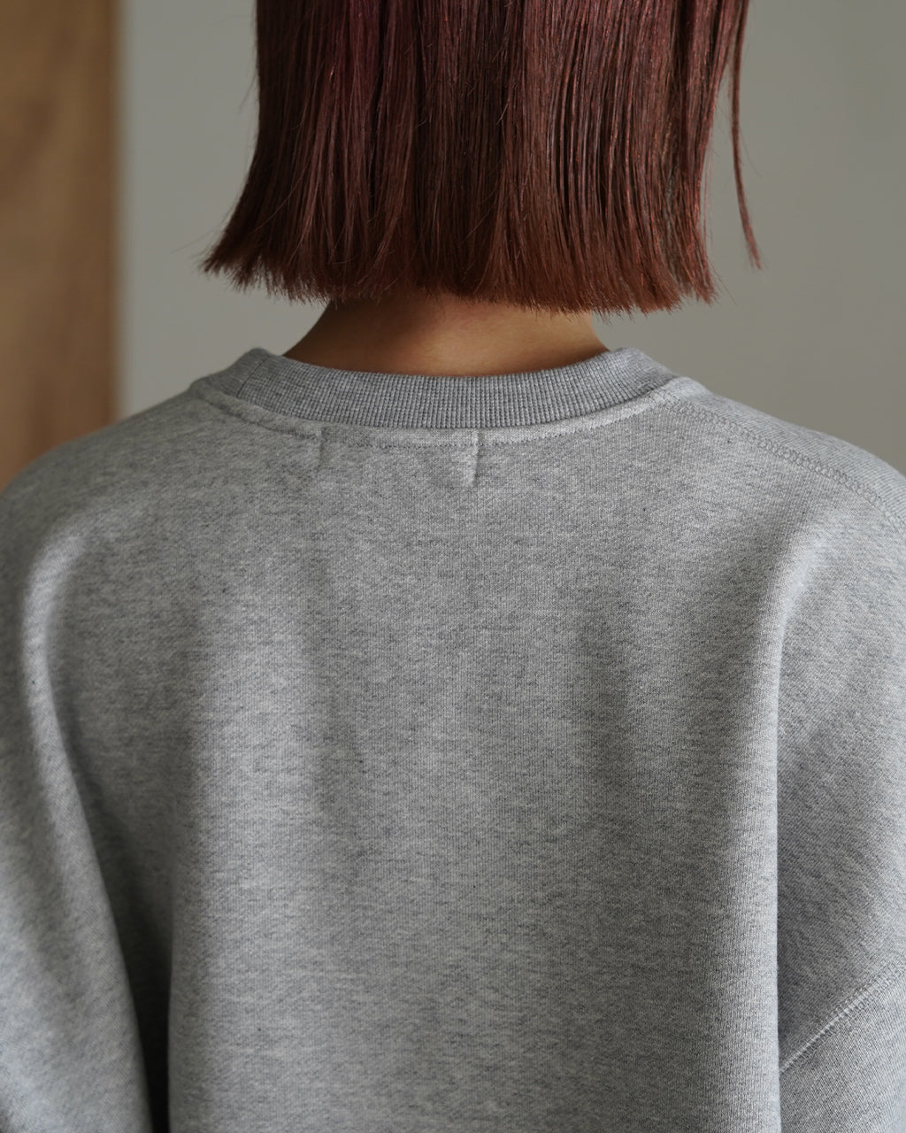 EXTRA FINE FLEECE CROPPED TOP 126141091