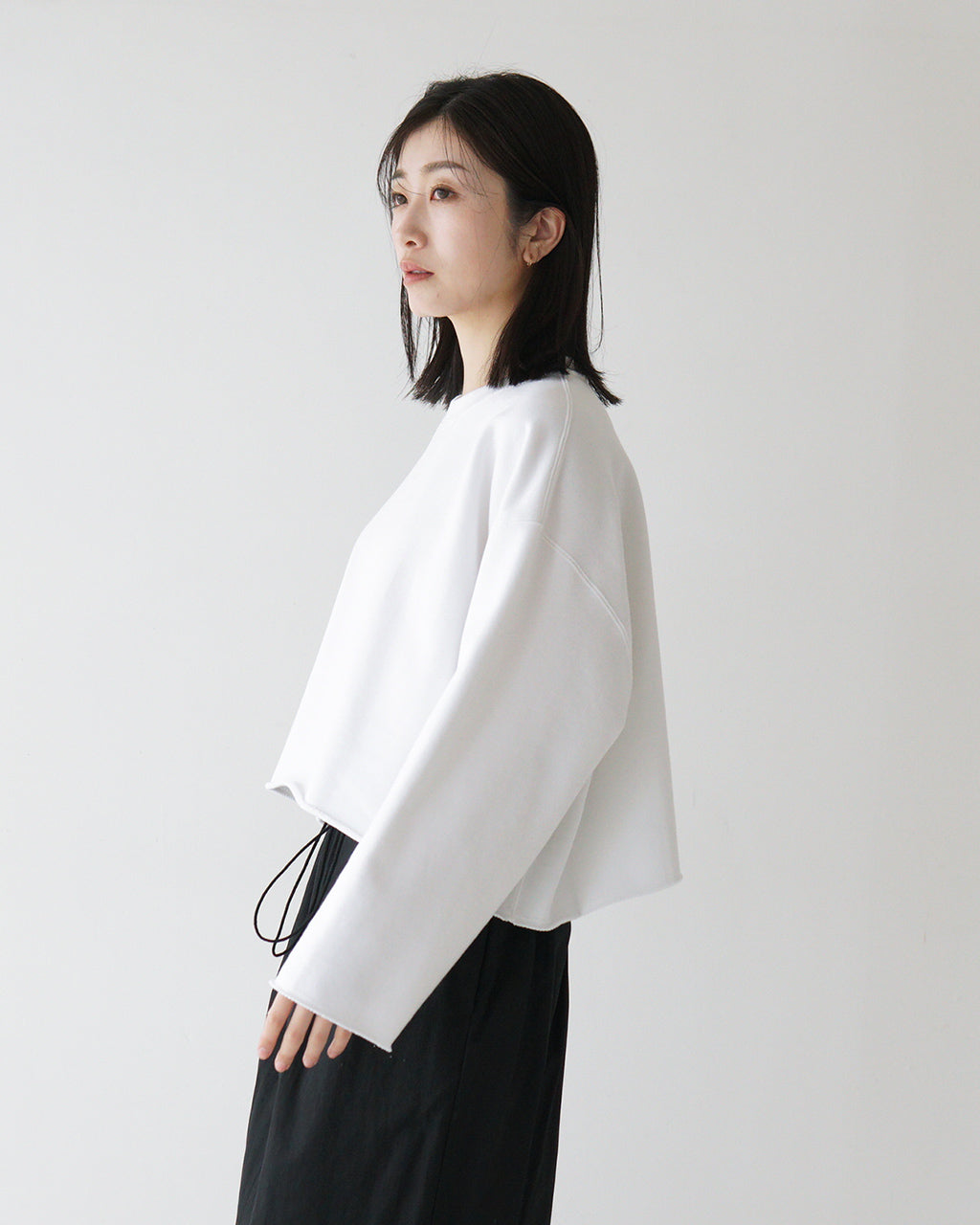 【SALE!20%OFF】クロップド丈 スウェット EXTRA FINE FLEECE CROPPED TOP エクストラ ファイン フリース トップス 125141091