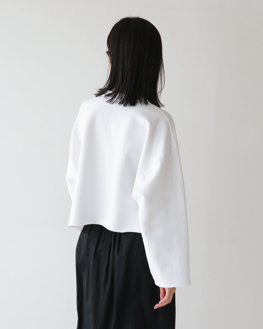 【SALE!20%OFF】クロップド丈 スウェット EXTRA FINE FLEECE CROPPED TOP エクストラ ファイン フリース トップス 125141091