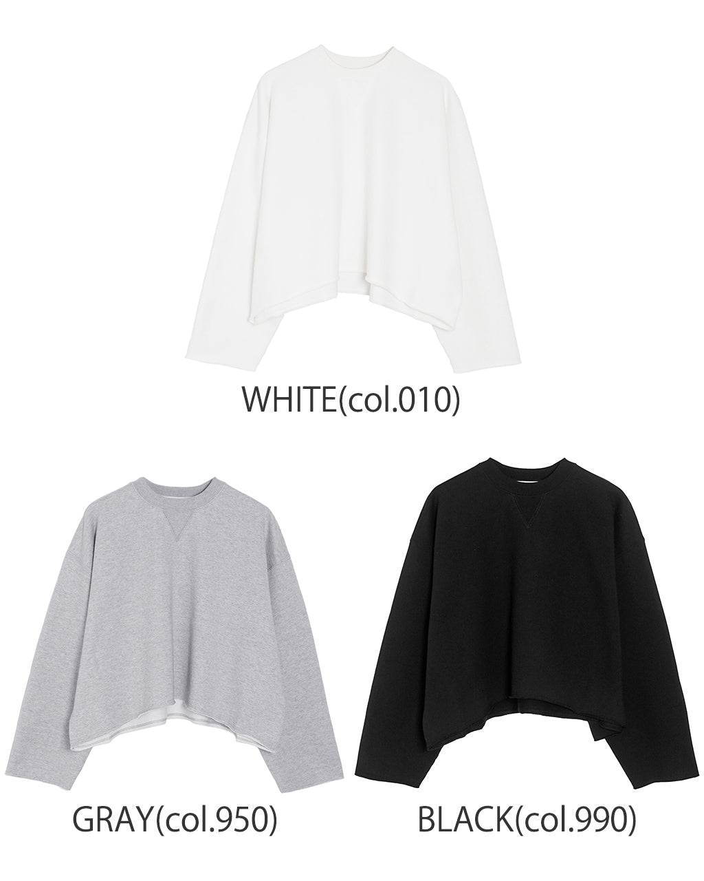 【SALE!20%OFF】クロップド丈 スウェット EXTRA FINE FLEECE CROPPED TOP エクストラ ファイン フリース トップス 125141091